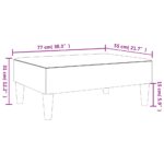 vidaXL Podnožka žltá 77x55x31 cm zamat – Obrázok 8