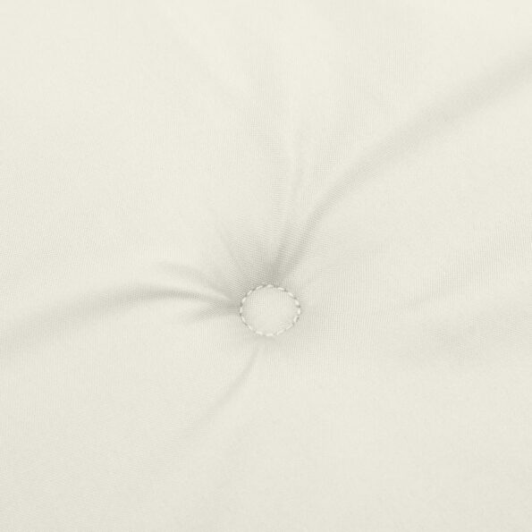 vidaXL Vankúše na stoličky 4 ks krémová melanž 120x50x4 cm látka – Obrázok 7