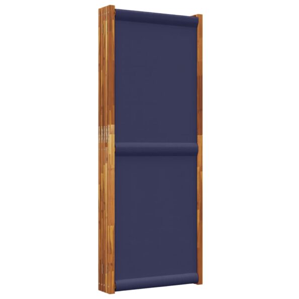 vidaXL 5-panelový paraván tmavomodrý 350x180 cm – Obrázok 5
