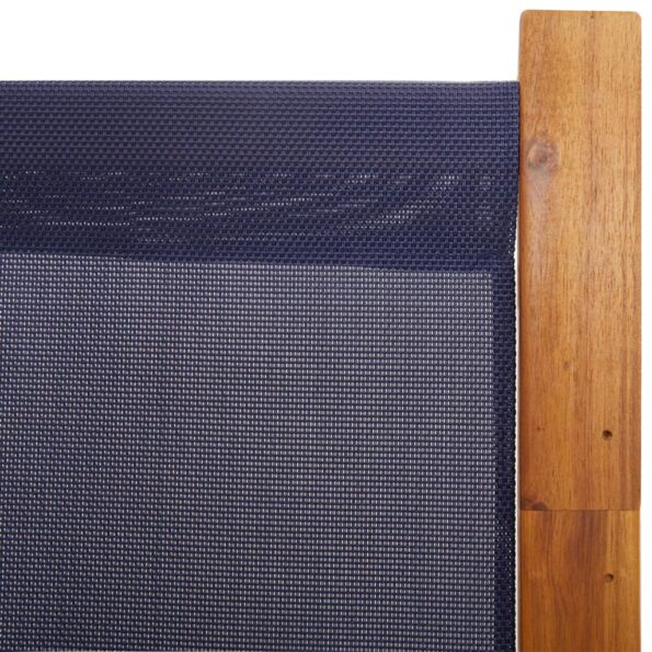 vidaXL 5-panelový paraván tmavomodrý 350x180 cm – Obrázok 6