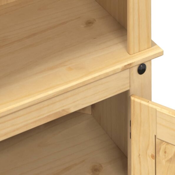 vidaXL Vysoká skrinka Corona 74x38x170 cm borovicový masív – Obrázok 7