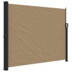 vidaXL Sťahovacia bočná markíza sivohnedá 170x300 cm – Obrázok 2