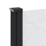 vidaXL Zaťahovacia bočná markíza, biela 160x600 cm – Obrázok 7
