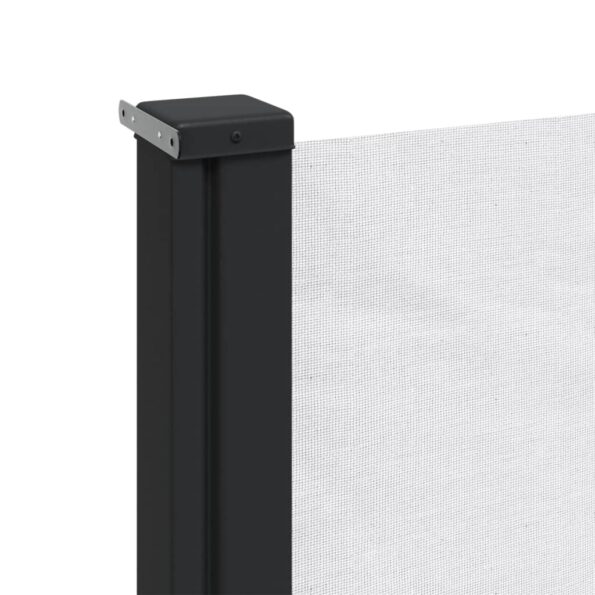 vidaXL Zaťahovacia bočná markíza, biela 160x600 cm – Obrázok 7