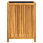 vidaXL Záhradný kvetináč s vložkou 54x31x75 cm, akáciový masív – Obrázok 4
