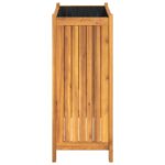 vidaXL Záhradný kvetináč s vložkou 54x31x75 cm, akáciový masív – Obrázok 6