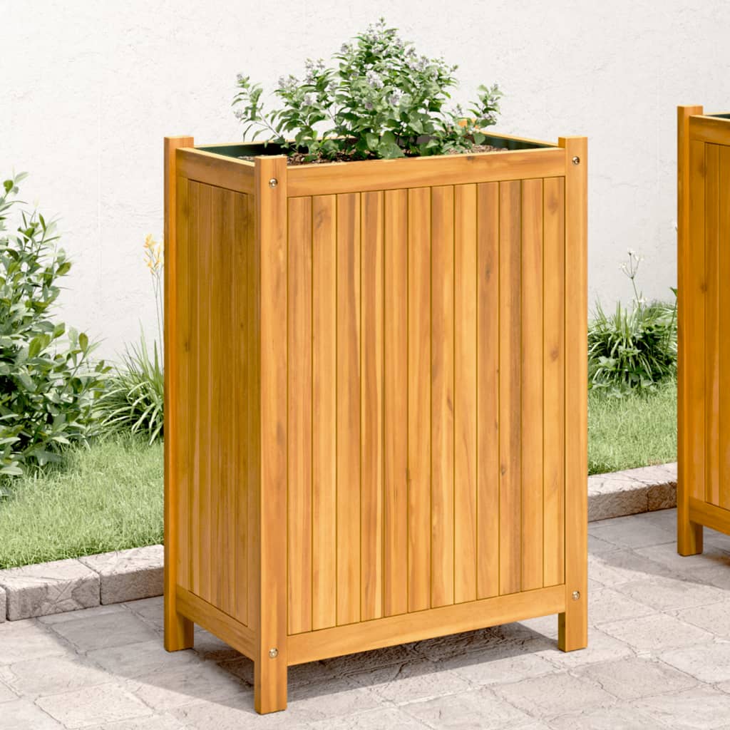 VXL8721012487314_m_en_hd_1.jpg vidaXL Záhradný kvetináč s vložkou 54x31x75 cm, akáciový masív – Obrázok 1