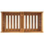 vidaXL Záhradný kvetináč s vložkou 84x42x75 cm, akáciový masív – Obrázok 8