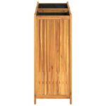 vidaXL Záhradný kvetináč s vložkou 84x42x100 cm, akáciový masív – Obrázok 6