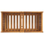 vidaXL Záhradný kvetináč s vložkou 84x42x100 cm, akáciový masív – Obrázok 8
