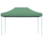 vidaXL Skladací pop-up párty stan zelený 440x292x315 cm – Obrázok 3