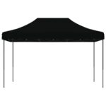 vidaXL Skladací pop-up párty stan čierny 440x292x315 cm – Obrázok 3
