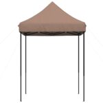 vidaXL Skladací pop-up párty stan hnedý 200x200x306 cm – Obrázok 4