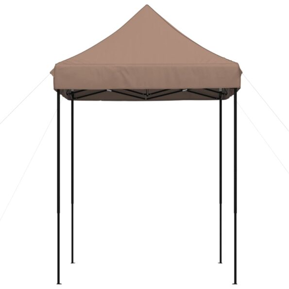 vidaXL Skladací pop-up párty stan hnedý 200x200x306 cm – Obrázok 4