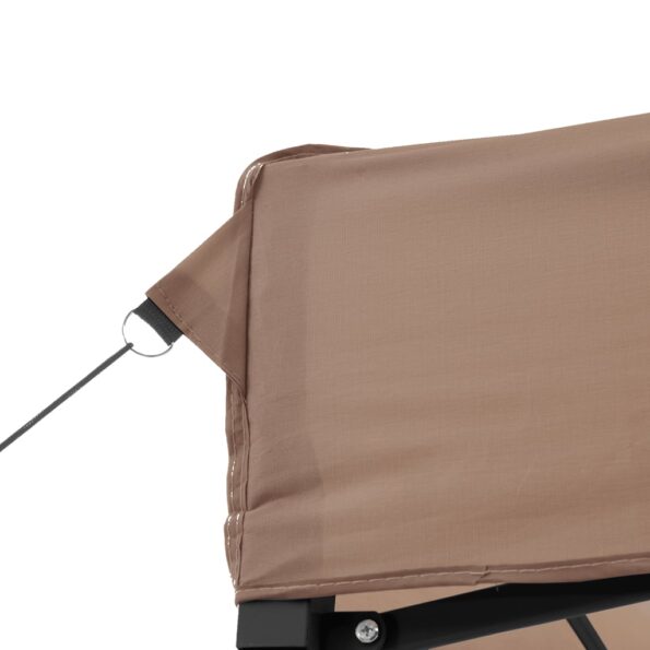 vidaXL Skladací pop-up párty stan hnedý 200x200x306 cm – Obrázok 7