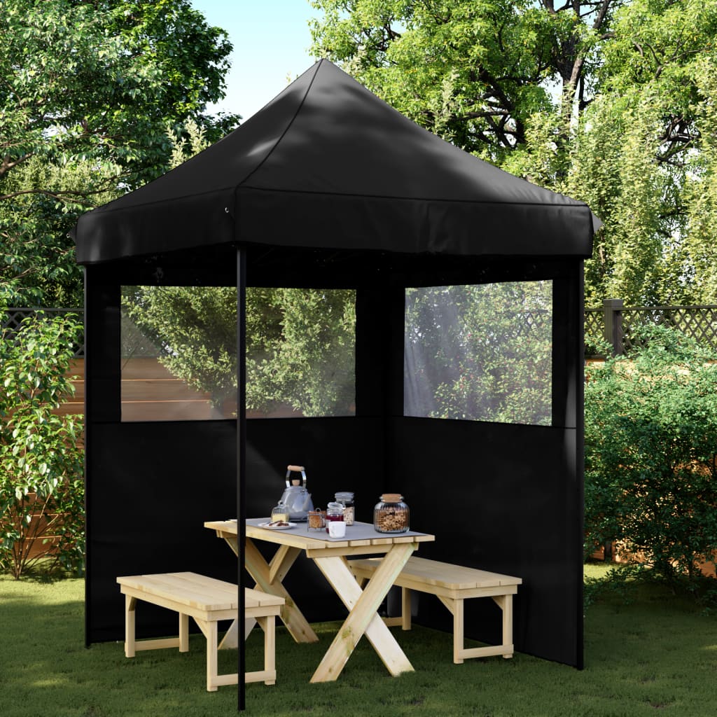 VXL8721012492011_m_en_hd_1.jpg vidaXL Skladací pop-up párty stan s 2 bočnými stenami čierny – Obrázok 1