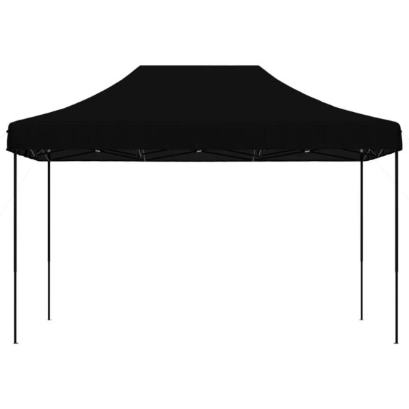 vidaXL Skladací pop-up párty stan čierny 410x279x315 cm – Obrázok 3