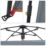 vidaXL Stan na vytvor. súkromia sivo-oranžový rýchloupínací vodotesný – Obrázok 11