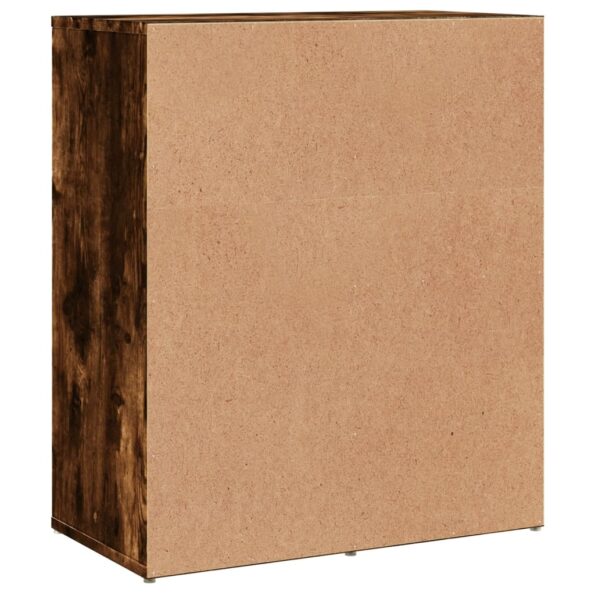 vidaXL Komoda dymový dub 60x31x70 cm kompozitné drevo – Obrázok 7