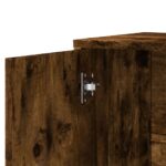vidaXL Komoda dymový dub 60x31x70 cm kompozitné drevo – Obrázok 8