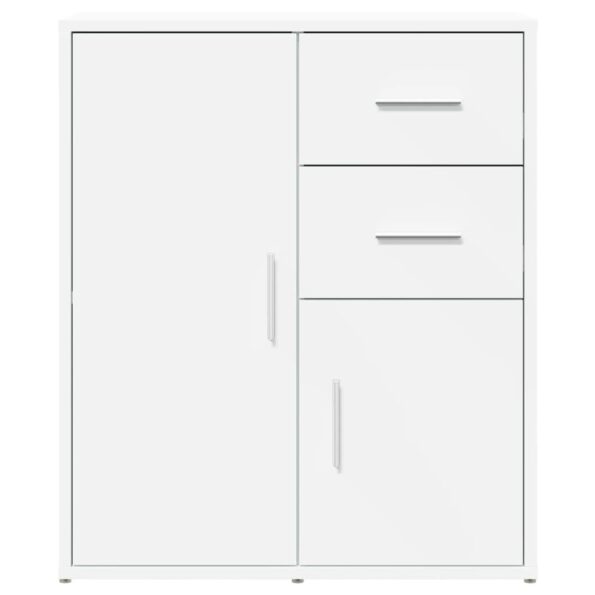 vidaXL Komoda biela 60x31x70 cm kompozitné drevo – Obrázok 5