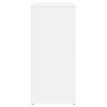 vidaXL Komoda biela 60x31x70 cm kompozitné drevo – Obrázok 6