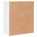 vidaXL Komoda biela 60x31x70 cm kompozitné drevo – Obrázok 7
