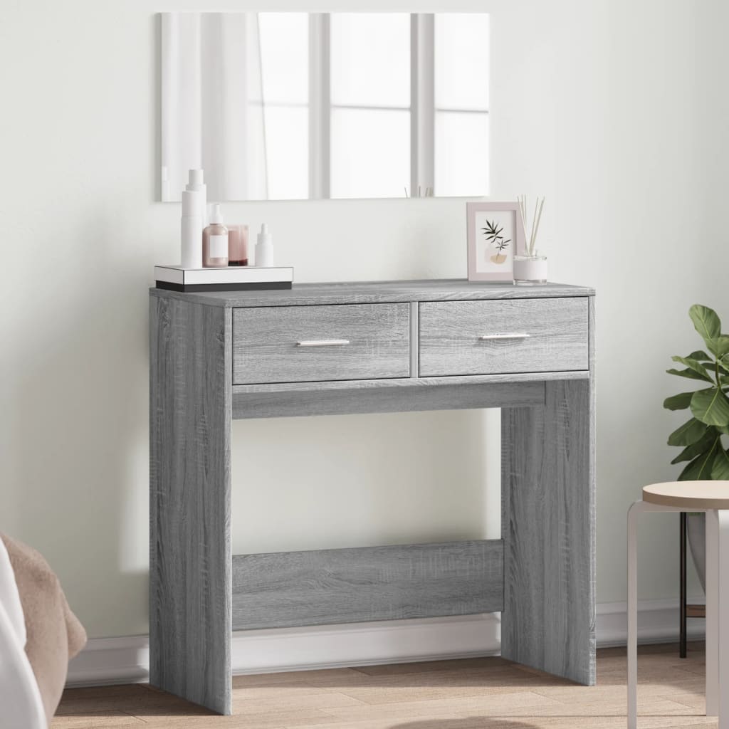VXL8721012496095_m_en_hd_1.jpg vidaXL Toaletný stolík so zrkadlom sivý sonoma 80x39x80 cm – Obrázok 1