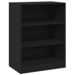 vidaXL Šatník čierny 77x48x102 cm kompozitné drevo – Obrázok 2