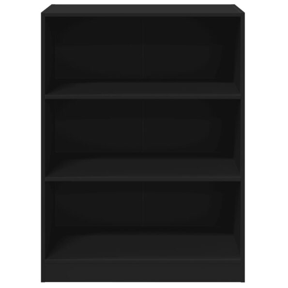 vidaXL Šatník čierny 77x48x102 cm kompozitné drevo – Obrázok 5