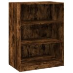 vidaXL Šatník dymový dub 77x48x102 cm kompozitné drevo – Obrázok 2