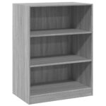 vidaXL Šatník sivý sonoma 77x48x102 cm kompozitné drevo – Obrázok 2