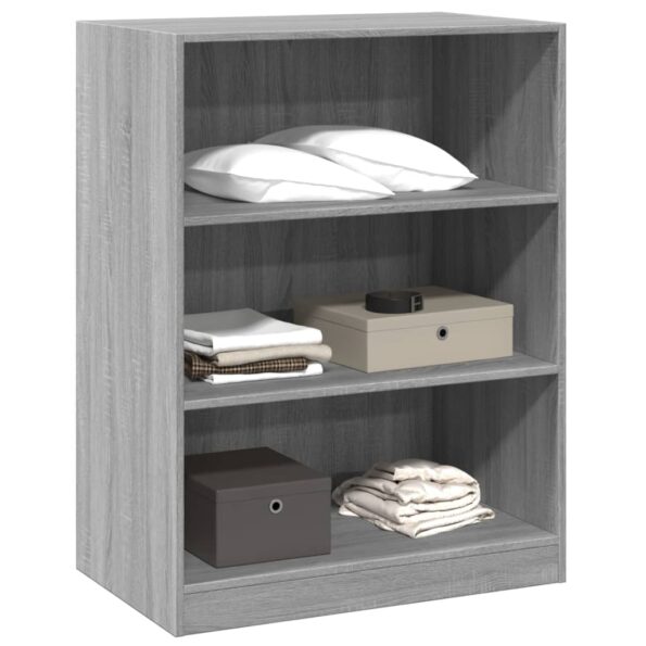 vidaXL Šatník sivý sonoma 77x48x102 cm kompozitné drevo – Obrázok 4