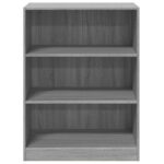 vidaXL Šatník sivý sonoma 77x48x102 cm kompozitné drevo – Obrázok 5