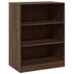 vidaXL Šatník hnedý dub 77x48x102 cm kompozitné drevo – Obrázok 2