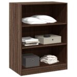 vidaXL Šatník hnedý dub 77x48x102 cm kompozitné drevo – Obrázok 4
