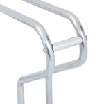 vidaXL Stojan na 4 bicykle podlahový voľne stojaci pozinkovaná oceľ – Obrázok 6