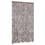 vidaXL Záves proti hmyzu hnedý a biely 118x220 cm ženilka – Obrázok 2