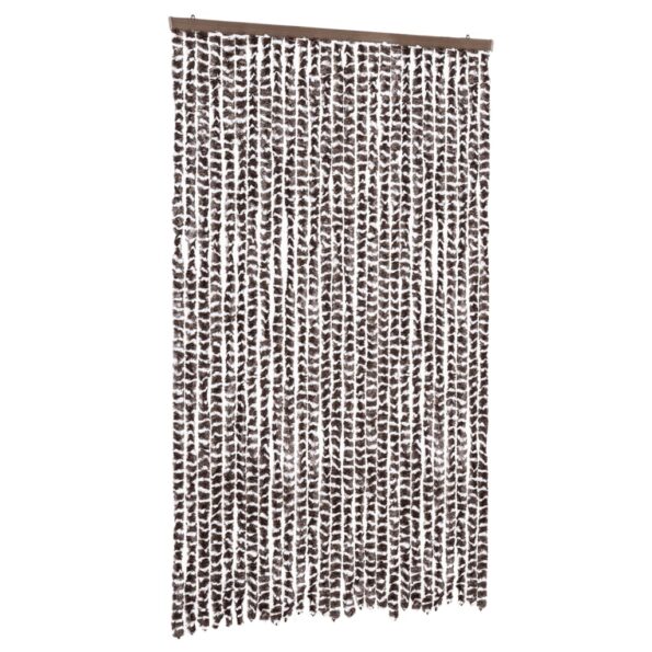 VXL8721012917460_a_en_hd_1.jpg vidaXL Záves proti hmyzu hnedý a biely 118x220 cm ženilka – Obrázok 2