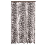 vidaXL Záves proti hmyzu hnedý a biely 118x220 cm ženilka – Obrázok 3