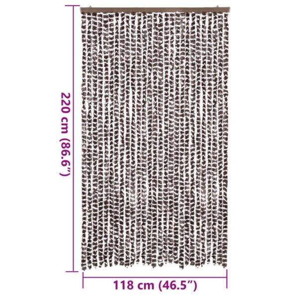 VXL8721012917460_g_en_hd_5.jpg vidaXL Záves proti hmyzu hnedý a biely 118x220 cm ženilka – Obrázok 7