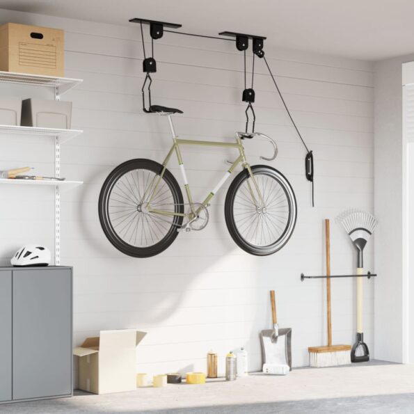 VXL8721012917842_g_en_hd_1.jpg vidaXL Zdviháky na bicykle so stropným držiakom 2 ks 20 kg – Obrázok 3