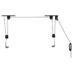 vidaXL Zdviháky na bicykle so stropným držiakom 2 ks 20 kg – Obrázok 4
