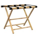 vidaXL Skladací stojan na batožinu 62x42x50,5 cm bambus – Obrázok 2