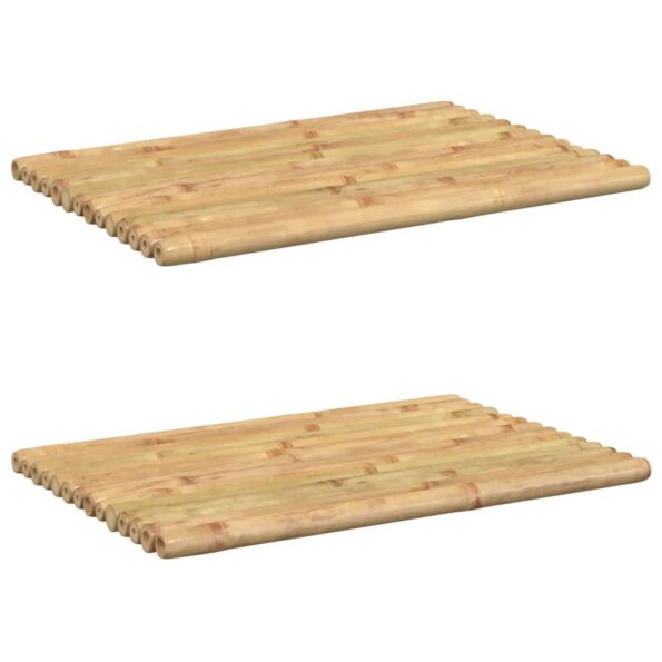 vidaXL Kúpeľňové rohože 2 ks 50x35 cm bambus – Obrázok 2
