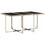 vidaXL 11-dielna záhradná jedálenská súprava vankúše béžová polyratan – Obrázok 3