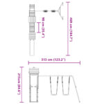 vidaXL Vonkajšia súprava na hranie impregnovaná borovica – Obrázok 10