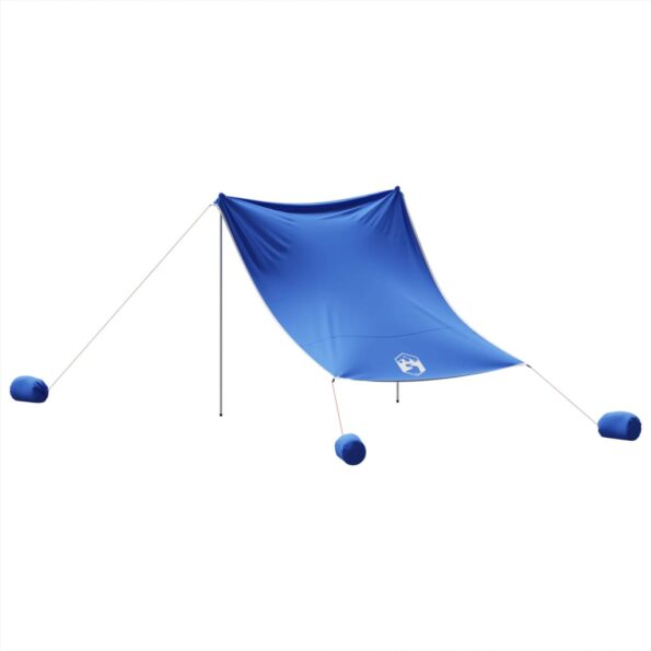 VXL8721102632983_g_en_hd_5.jpg vidaXL Plážový baldachýn s pieskovými kotvami modrý 214x236 cm – Obrázok 7