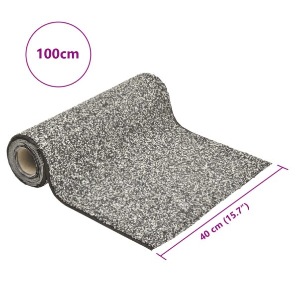 vidaXL Vložka s dizajnom kameňa sivá 100x40 cm – Obrázok 6