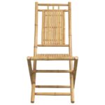 vidaXL Skladacie záhradné stoličky 2 ks 46x66x99 cm bambus – Obrázok 5